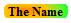 The Name